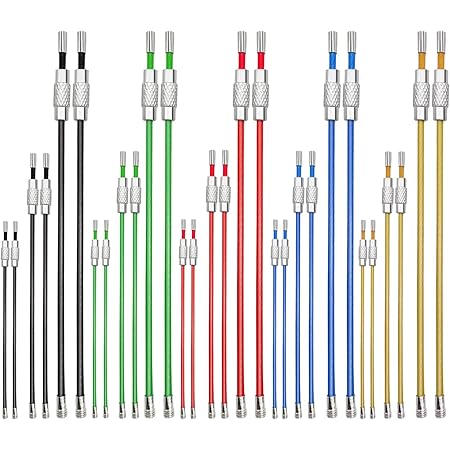 Bunte Edelstahl Schlüsselanhänger - 12 Stück Set Für Alles Mögliche