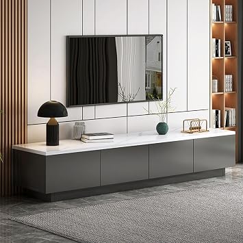 TV Stand, Wood TV Stands for Living Room, Entertainment Center with Storage and Door Modern TV Consoles Media Console Table for Bedroom, Office,120 * 30 * 29cm