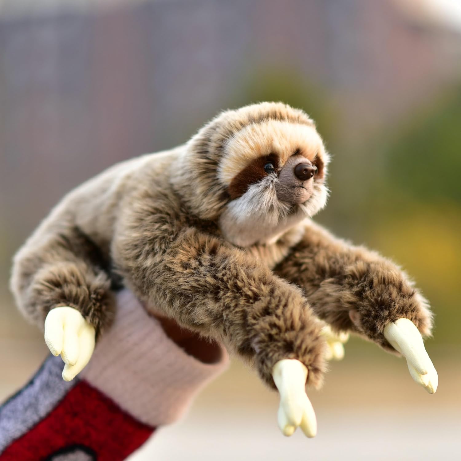 Simulated Sloth Plush Toy Realistic Three Toed Sloth Stuffed Animal Doll