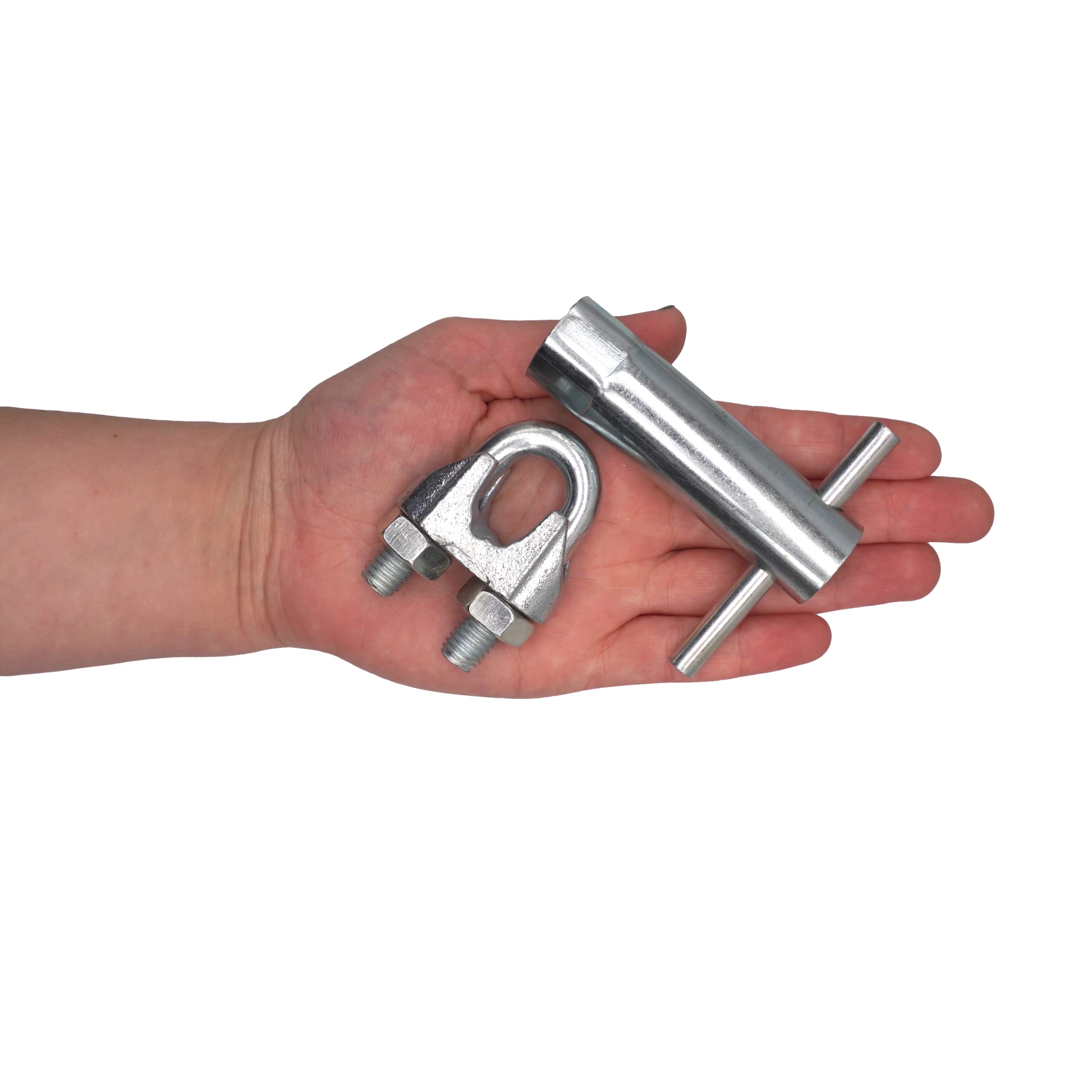 12 Pezzi Morsetti per Cavo Acciaio M4,Clip per Fune Metallica a U per 4 mm ,Morsetto per Fune Metallica Adatto per Cavo Tenda da Sole Stendibiancheria e Palestra 12 Pezzi Morsetti per Cavo Acciaio M4,Clip per Fune Metallica a U per 4 mm ,Morsetto per Fune Metallica Adatto per Cavo Tenda da Sole Stendibiancheria e Palestra