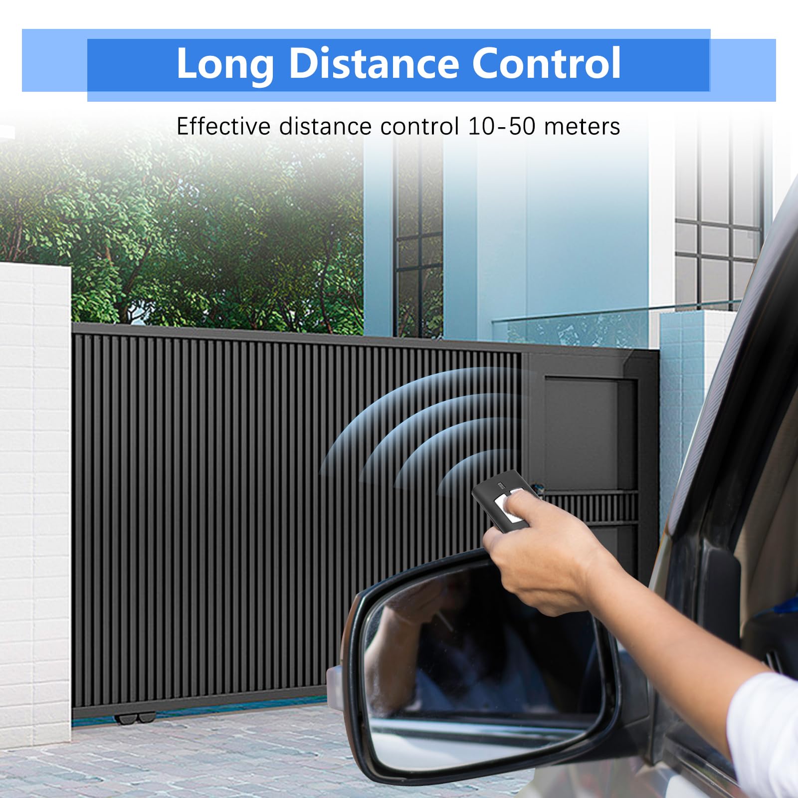 433,92MHz Mando Garaje Universal,2 unidades de mando a distancia para to.GO 2WV 4WV,IO.2WV,LO.T2WMR,T2 WV,T4 WV,CUPIDO-2,CUPIDO-4,4 Canales Clonador Mando Garaje Inalámbrico