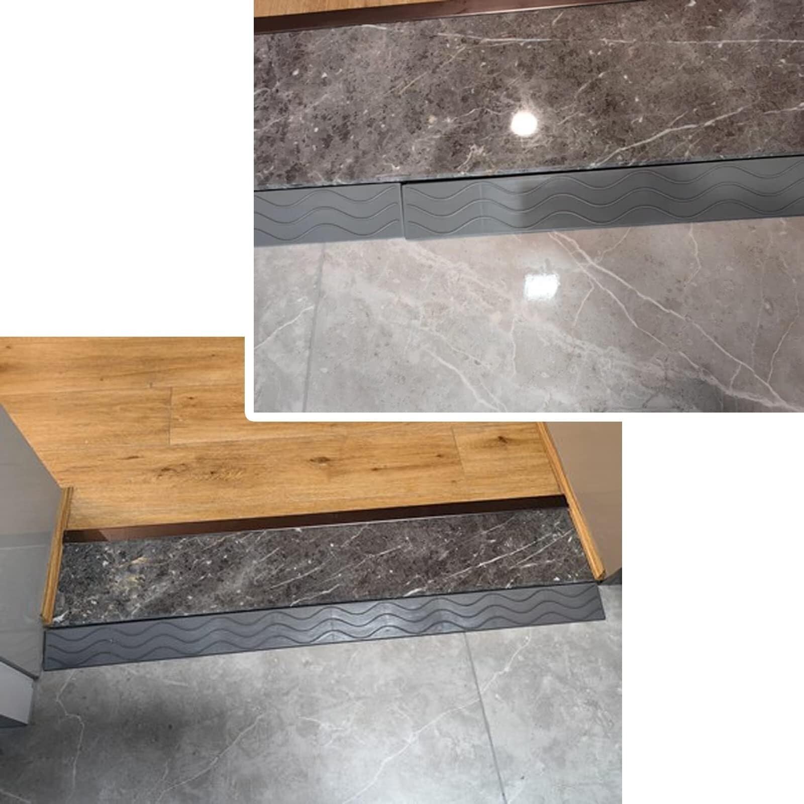 Rampa de umbral para puertas, superficie antideslizante sólida, ideal para silla de ruedas, scooter de movilidad, scooters, solución de fácil acceso (1 cm)