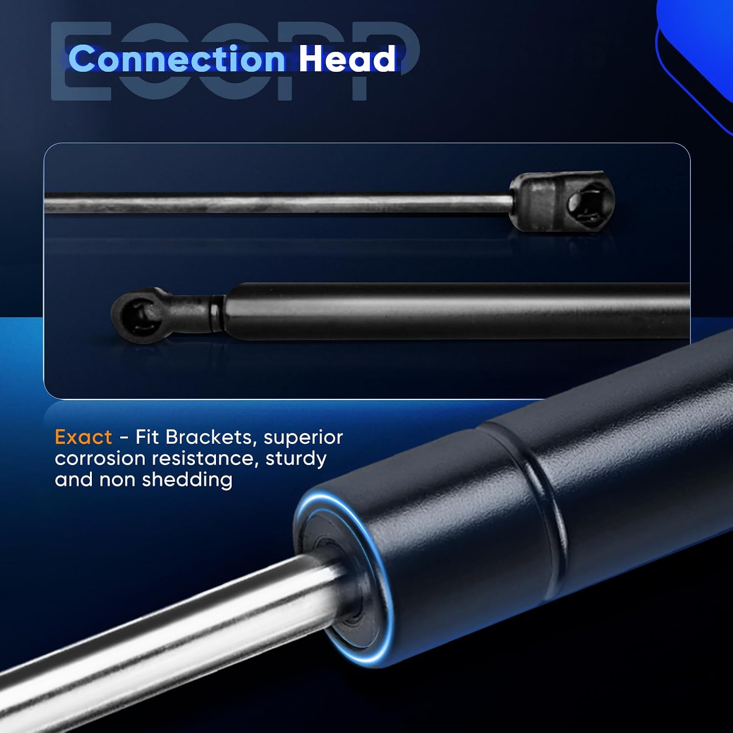 ECCPP Front Hood Lift Supports for Saturn Aura 2008 2009,for Chevrolet for Malibu 2008-2012 Compatible with SG330094 6166 Strut Set of 2