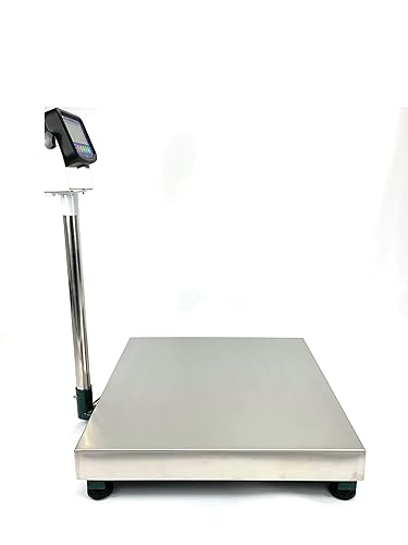 Miniatura 2 de 1000 lb Digital Floor 24" x 24" Banch Scale Electronic Platform Shipping 1,102.3lbs