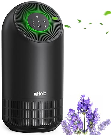 Air Purifier For Home With Fragrance|Up to 880 Ft|H13 True Hepa Filter 24Db|220 ft 3-Stage Filtration Air Purifies Whisper|Air Cleaner Remove 99.99% Pet Odors Dust Pollen Smoke Household Mold|Optional Night Light