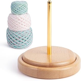 Yelajoy Wood Yarn Holder with Twirling Mechanism Classic