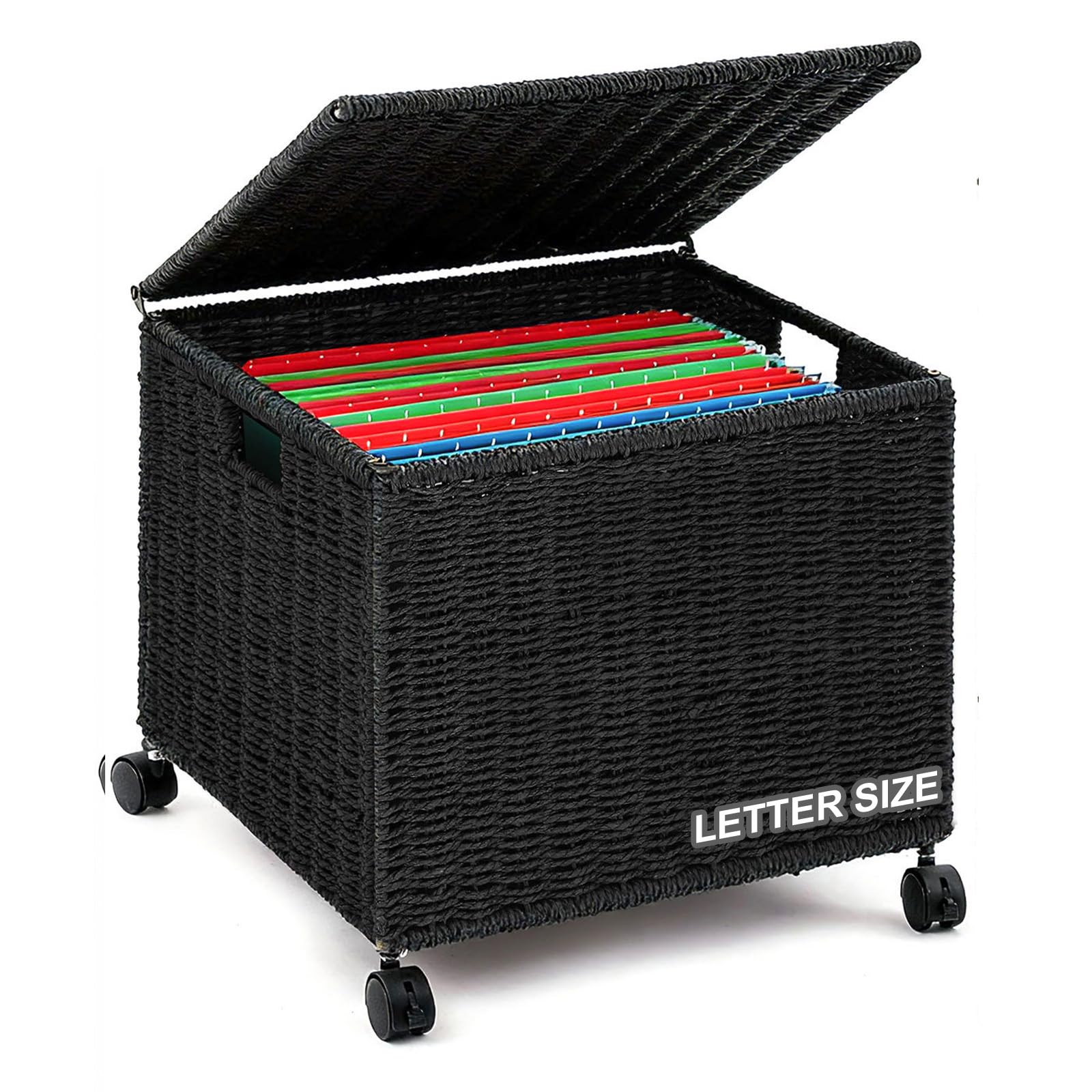 Boîte de classement décorative Cinnvoice pour cacher le désordre des papiers