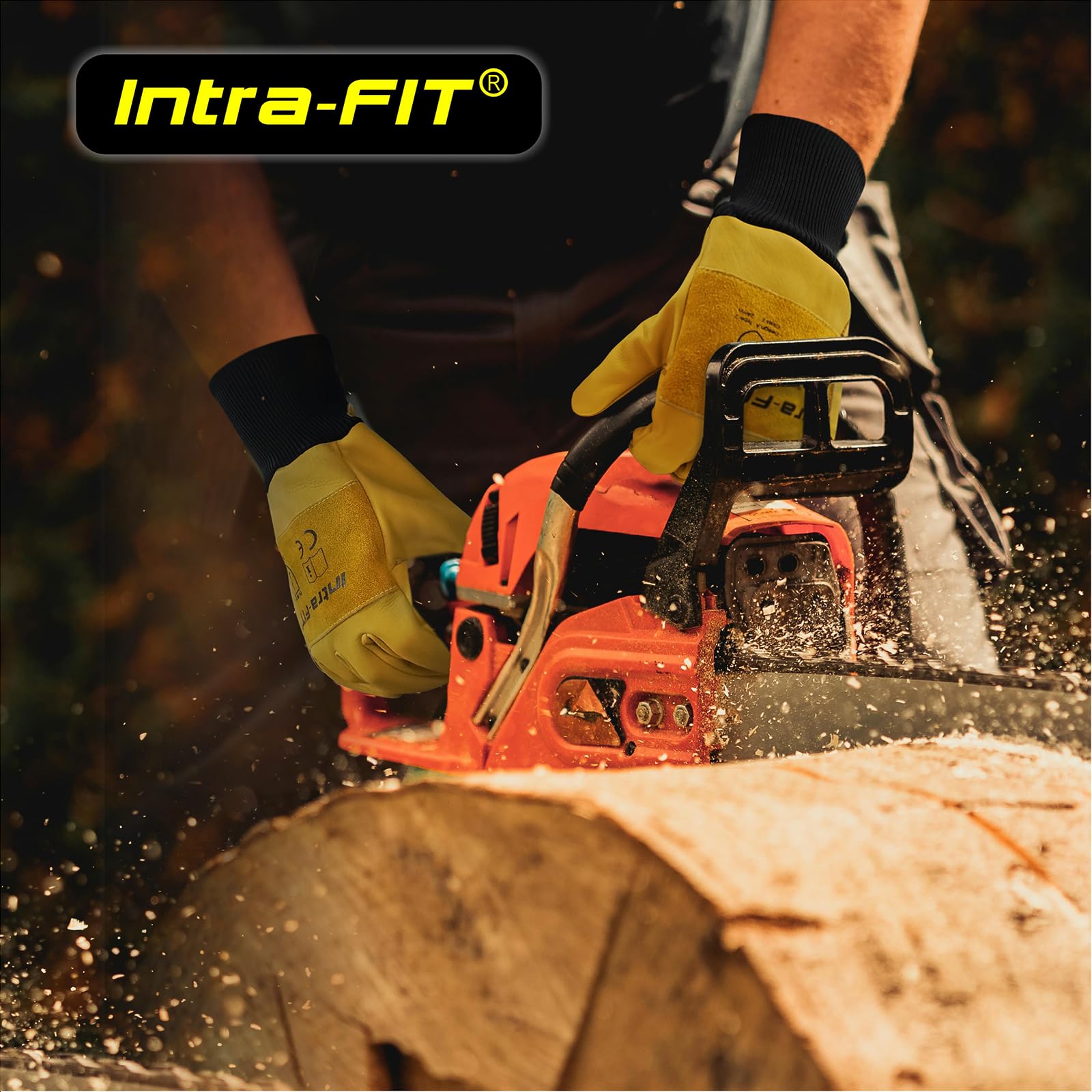 Intra-FIT Chainsaw Gloves Multi-Layer Protection on Left Hand - Image 4