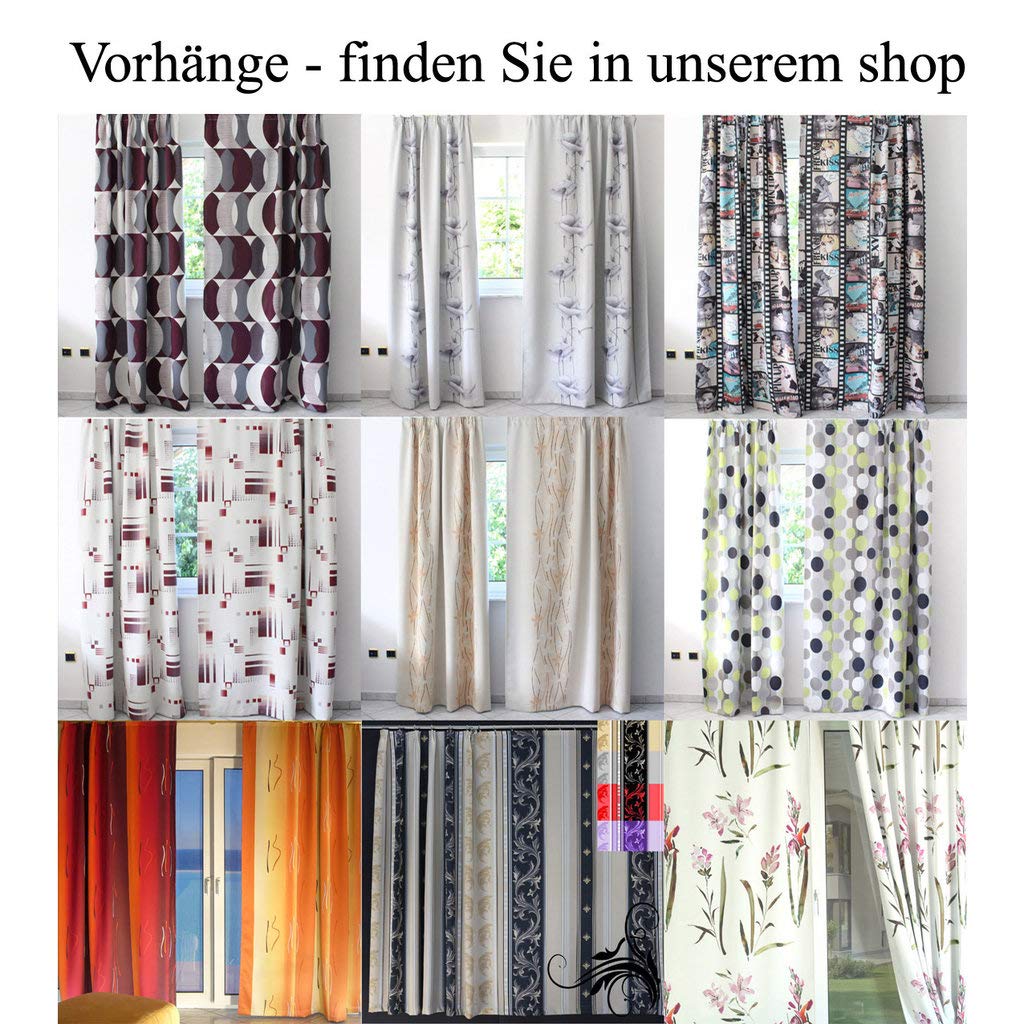 Hochwertige Fertiggardine Voile Store Deko Schal mit Faltenband Bleiband BLEISTIFTBAND 1:2,5/50 mm (größe wählbar), 140 x 450 cm (Höhe x Breite)