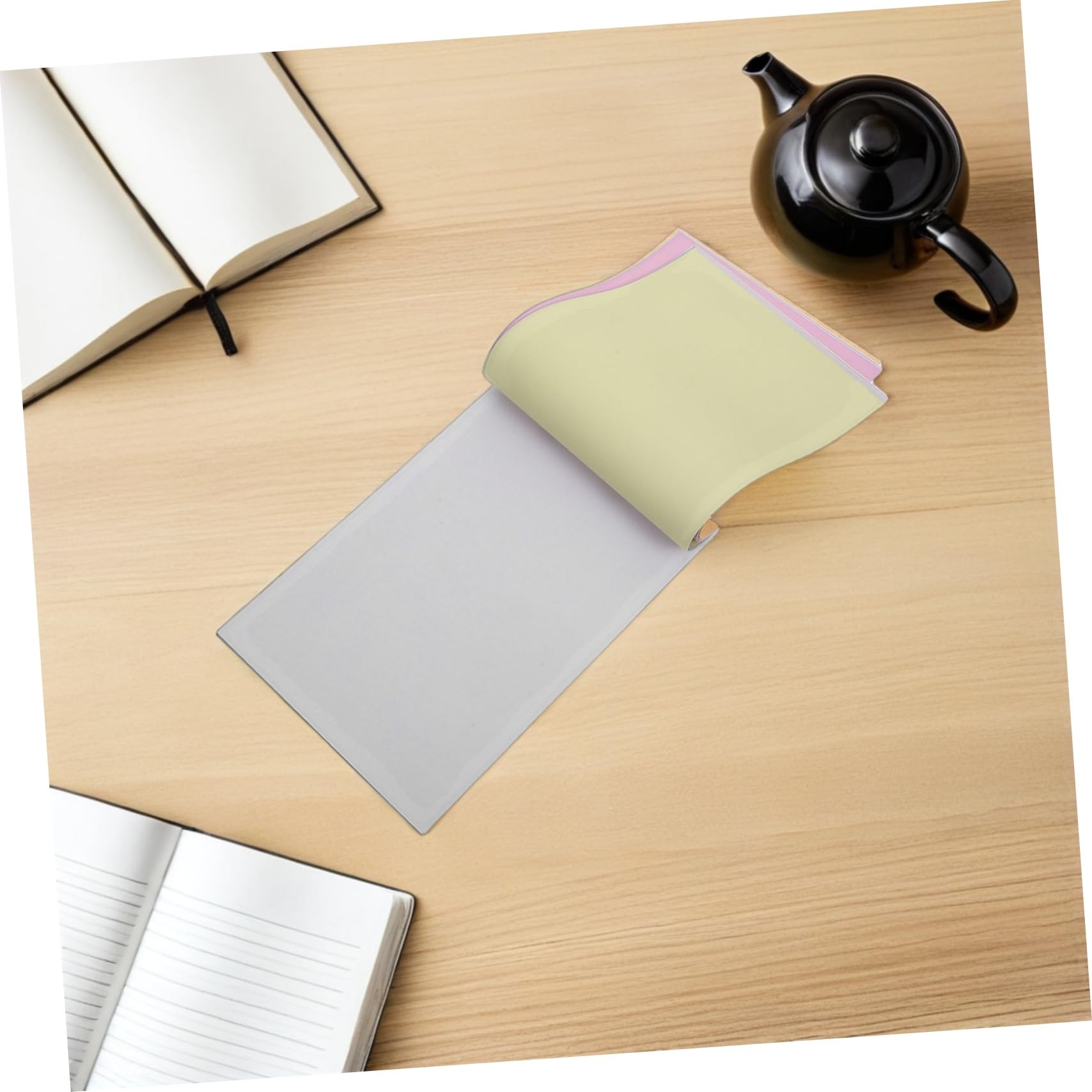 Operitacx 10pezzi Blocco Per Ufficio in Carta Kraft Blocco Note Senza Righe Per Scrivere Taccuino Tascabile Per Appunti Kraft Per Classe Per Fotocopie