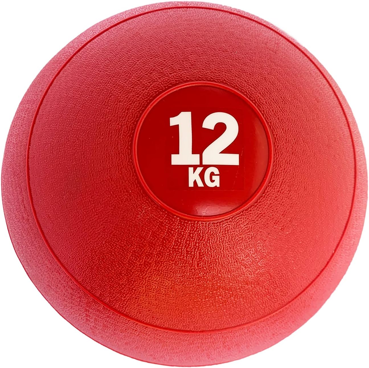 FORTUSS Slam Ball 12 KG Red - Heavy Duty No Bounce Exercise Medicine Ball - Weighted Ball for Strength, Conditioning, HIIT, Crossfit Training - Workout Equipment for Home & Gym Use | 3 – 20 KG Red