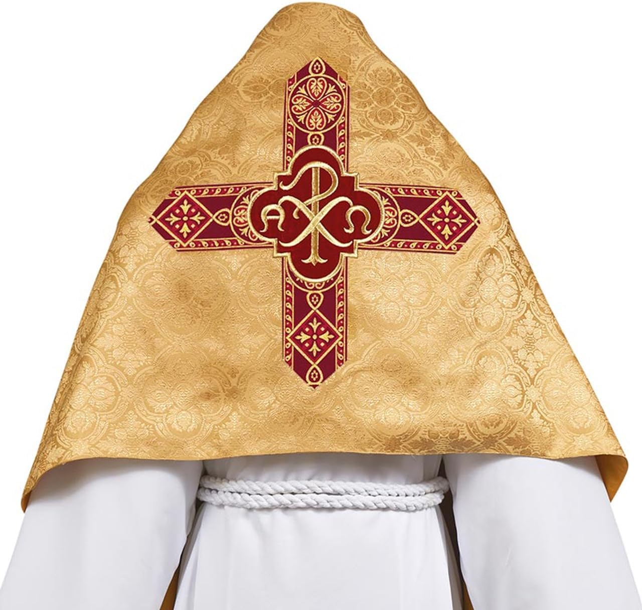 Trinity Church Supply Avellino Humeral Veil Catholic Roman Christian Clergy Priest Vestment Pastor Gift for Christian Worship, 108 Inch Length