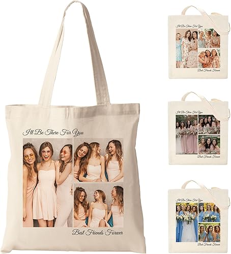Easycosy Bolsa de mano personalizada para boda, regalo personalizado para dama de honor nupcial con nombre, bolsa de playa floral personalizada para