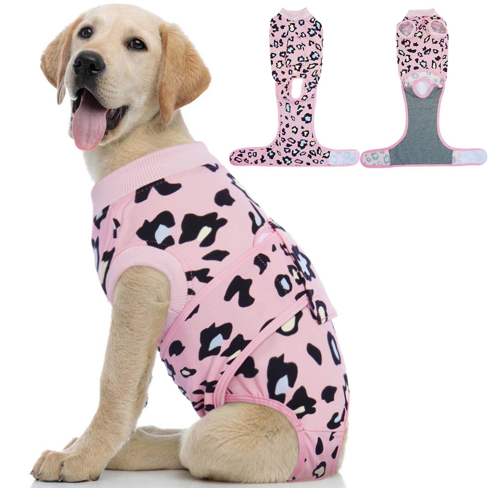 Kuoser Dog Recovery Suit for Dogs After Surgery,Professional Surgical Onesie for Female Male Dogs Spay Neuter,Soft Dog Surgery Suit Bodysuit for