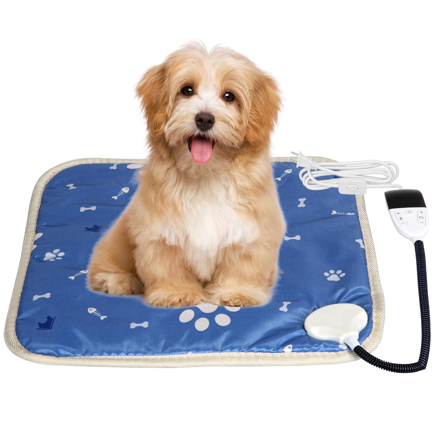 Snapklik.com : KOCASO Heated Dog Bed & Cat Heating Pad - 9 Heating ...