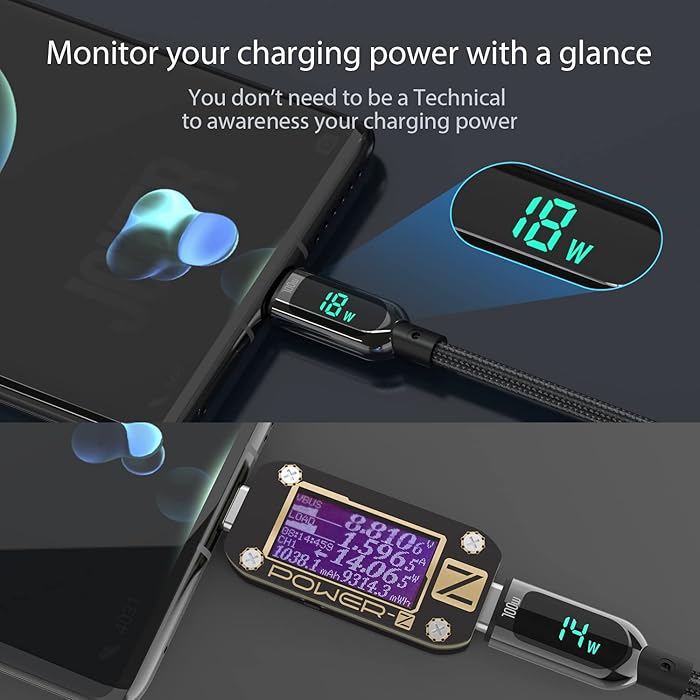 USB-C Kabel mit Display 2025