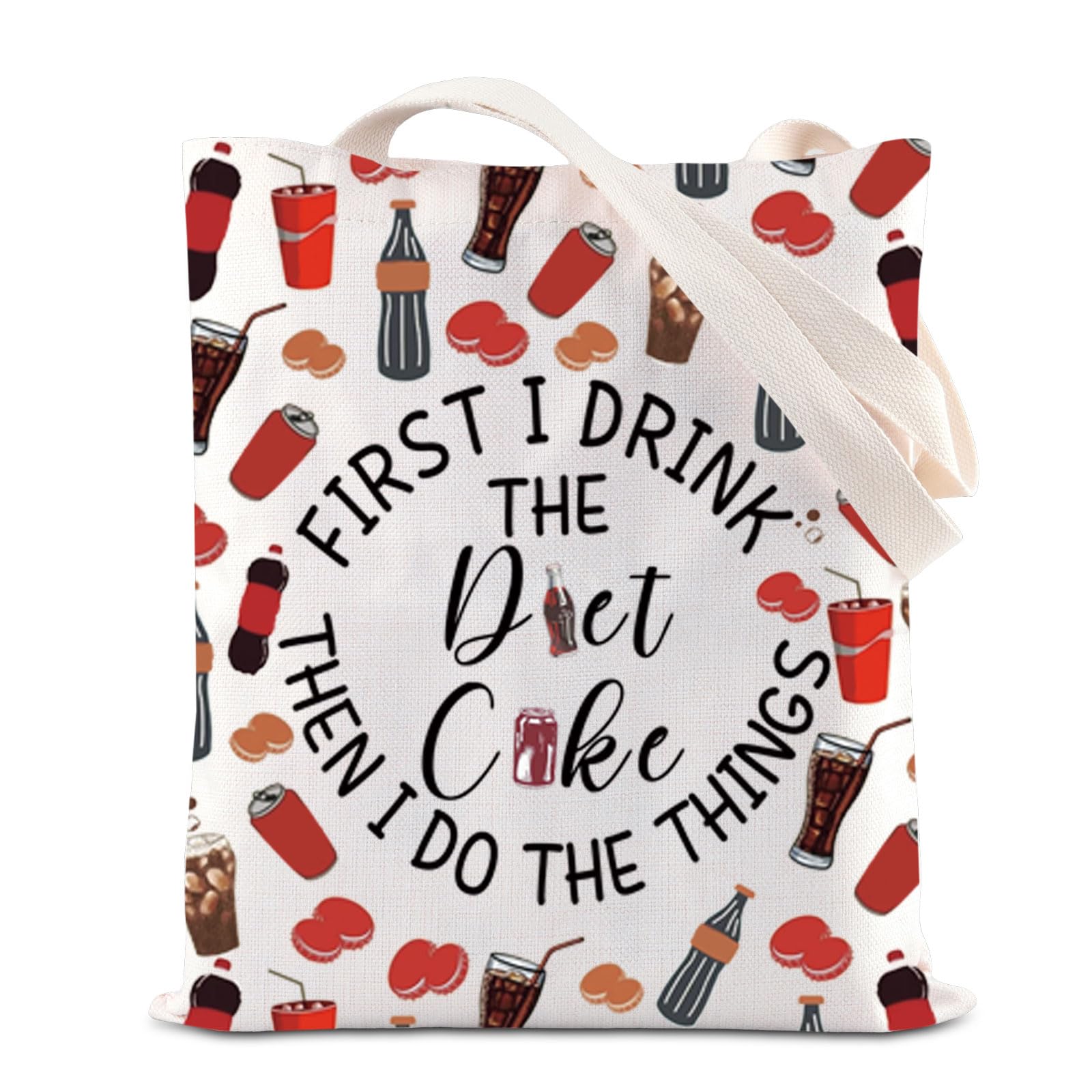 Funny Drink Gift Fizzy Drink Inspire Tote Bag Soda Drinking Handbag Soda Lover Gift Summer Trip Gift