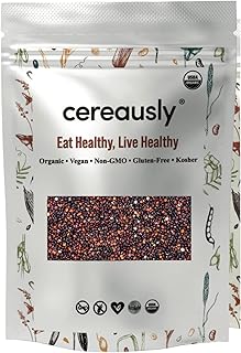 CEREAUSLY Organic Black Quinoa – Premium Royal Quinoa from Bolivia – Kos...