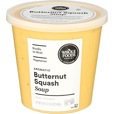 Aromatic Butternut Squash Soup: Nutritious and Savory Whole Foods Delicacy