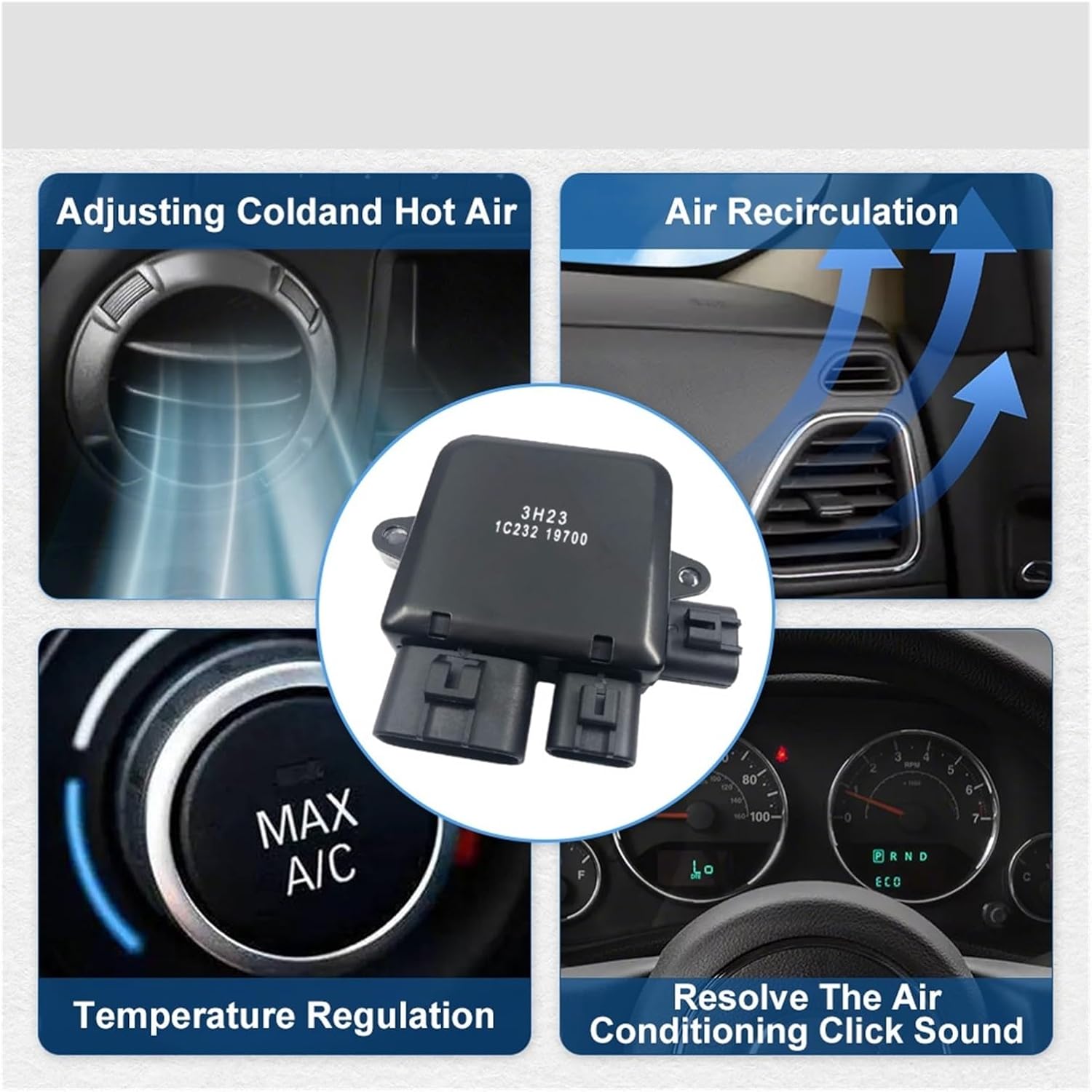 1355A124 Car Cooling Fan Blower Motor Resistor Control Module Fit For Mazda 6 2003-2007 MPV 2002-2005 Fit For Mitsubishi Outlander 2003-2006