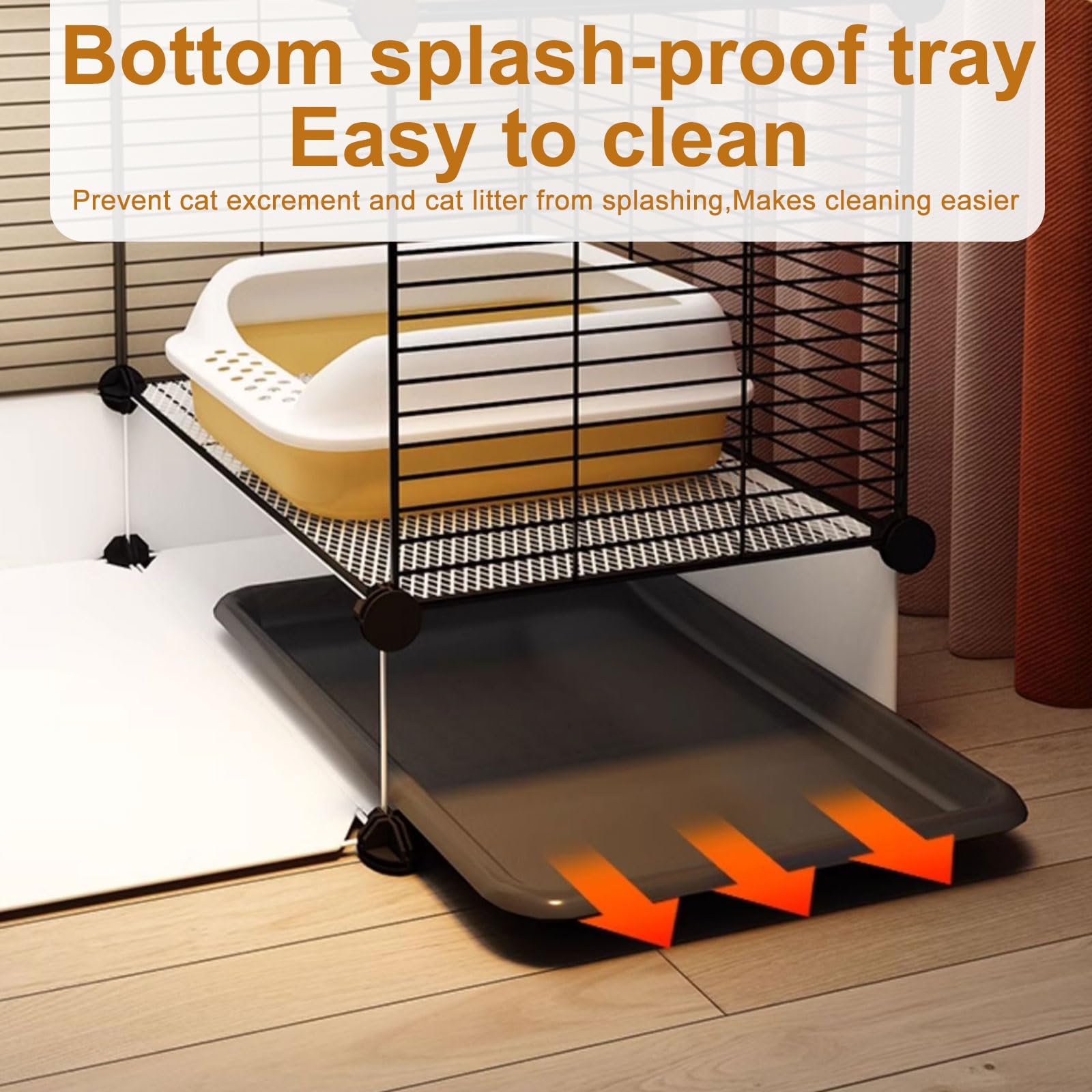 Jaula de metal desmontable para gatos para exteriores, ideal para conejos, chinchillas, ardillas, jaulas de interior disponibles