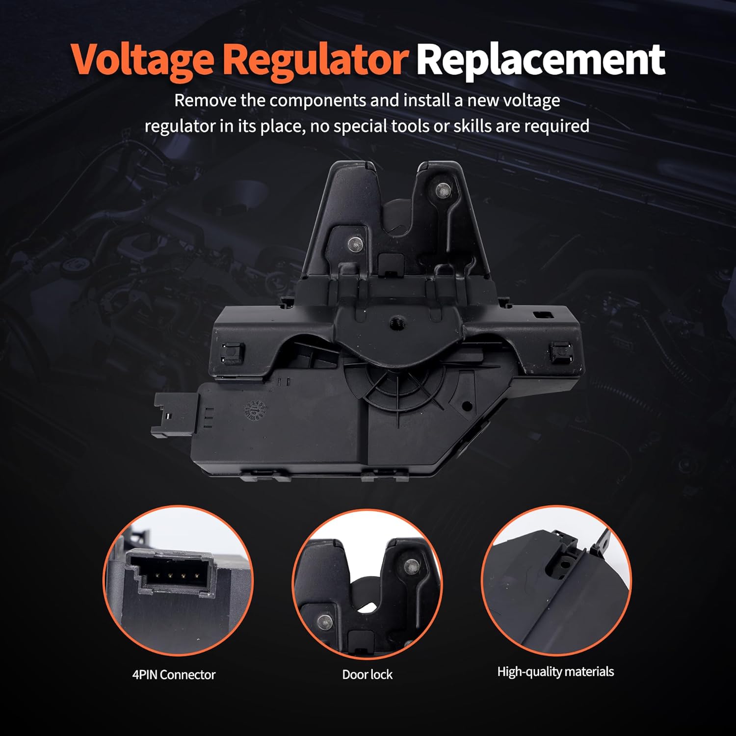 HiSport Rear Tailgate Trunk Latch Lock Actuator Compatible with BMW 128i 135i 135is 320i 323Ci 323i 325Ci 330i 325i 325xi 328i 330Ci 330i 330xi 335i xDrive 335is M3 M5 M6 Z4 for 937-866