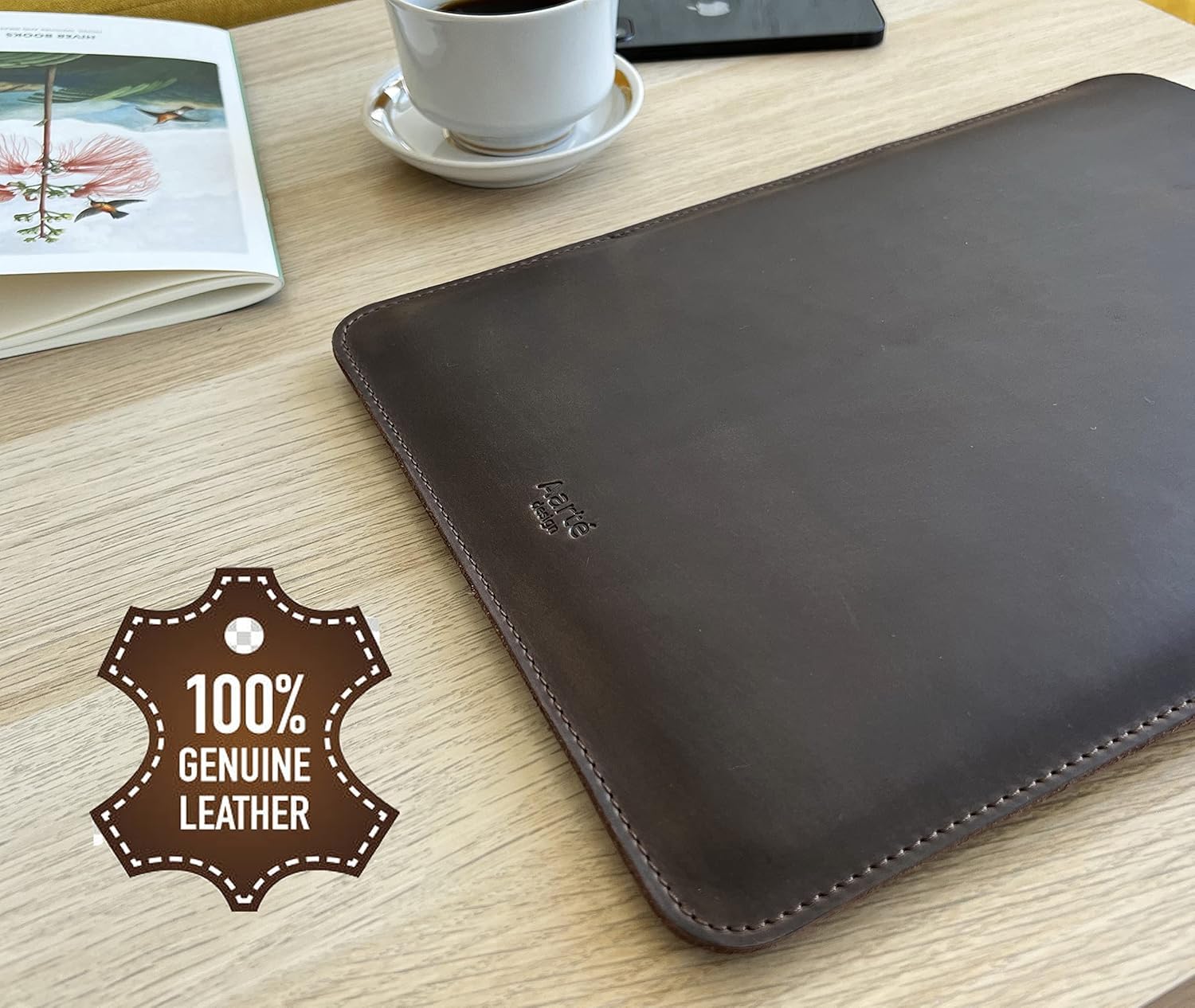 Amazon.com: Genuine Leather Sleeve Case for 13 inch MacBook