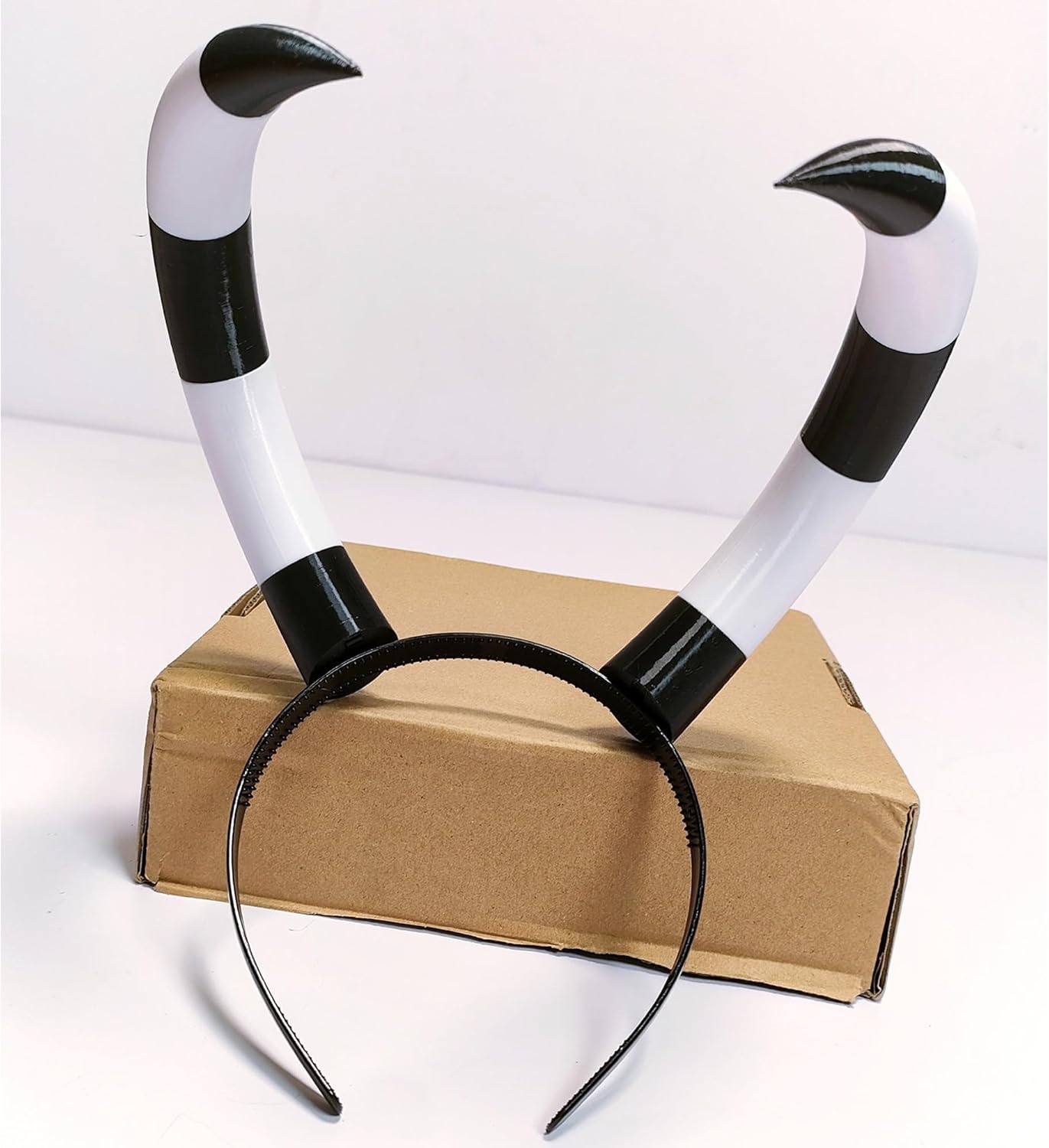 COSNOBLE Blitzo Cosplay Horns Headwear Anime Blitzo Hairclip Headband Prop Costume