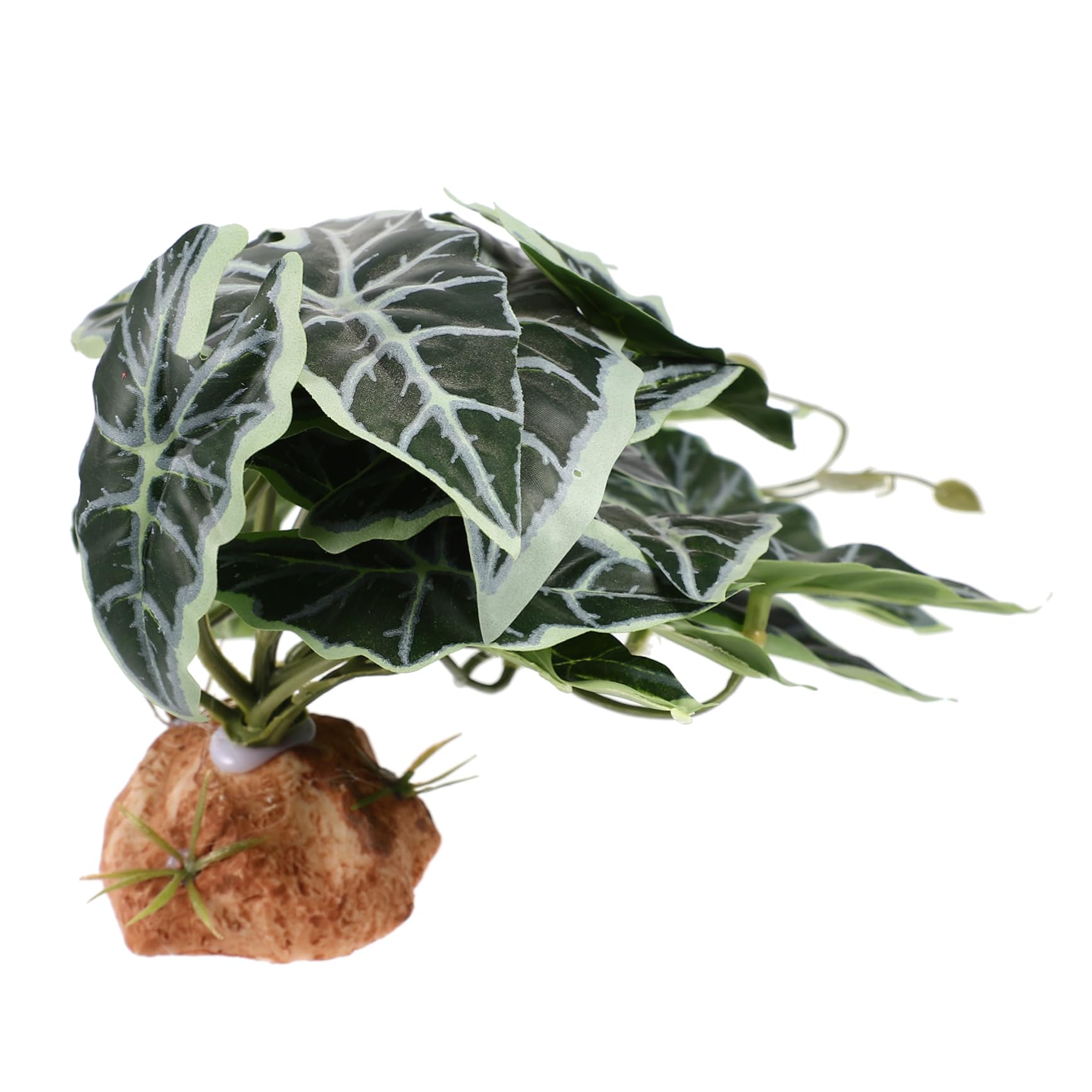 Angoily 4piezas Planta Artificial De Terrario para Reptiles y Acuarios Decoración Natural para Hábitats De Serpientes y Tortugas y Realista Accesorio para Terrarios y Acuarios
