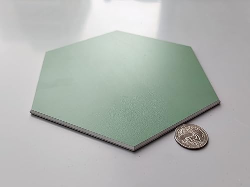 Miniatura 2 de Avant Decor Azulejos hexagonales compuestos de piedra de color sólido  Azulejos de cocina para despegar y pegar  Azulejos de pared para pegar  Fácil