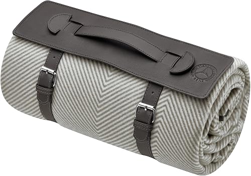 Mercedes-Benz Picknickdecke Fleece Fischgrat