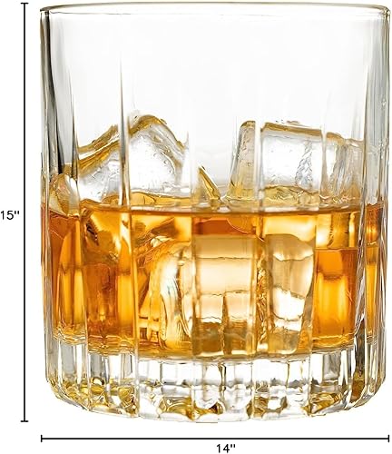Miniatura 9 de LEMONSODA Vasos de whisky Double Rocks de alta calidad, juego de 12 vasos de cóctel, whisky, whisky y coñac, regalos para hombres, mujeres,
