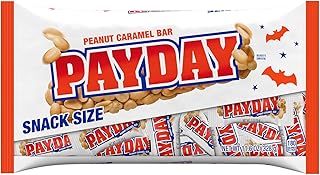 Payday Halloween Peanut Caramel Bars Snack Size 328g