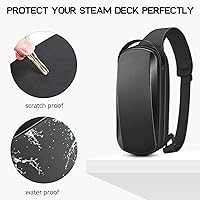Vista 10 de Funda de transporte para Nintendo Switch 2/ROG Xbox Ally X/Steam Deck, bolsa portátil de almacenamiento, a prueba de golpes, carcasa rígida, mochila