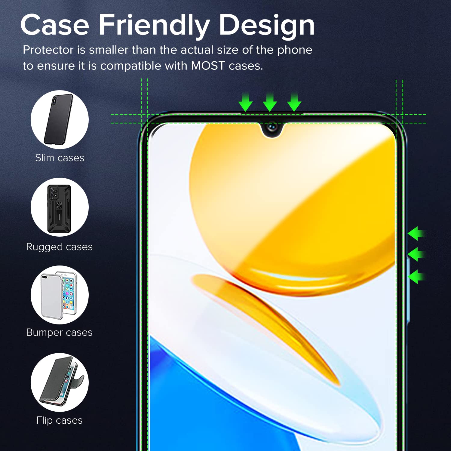 Ivoler Lot De 3 Fil Protection écran En Verre Trepé Pour Honor X7a