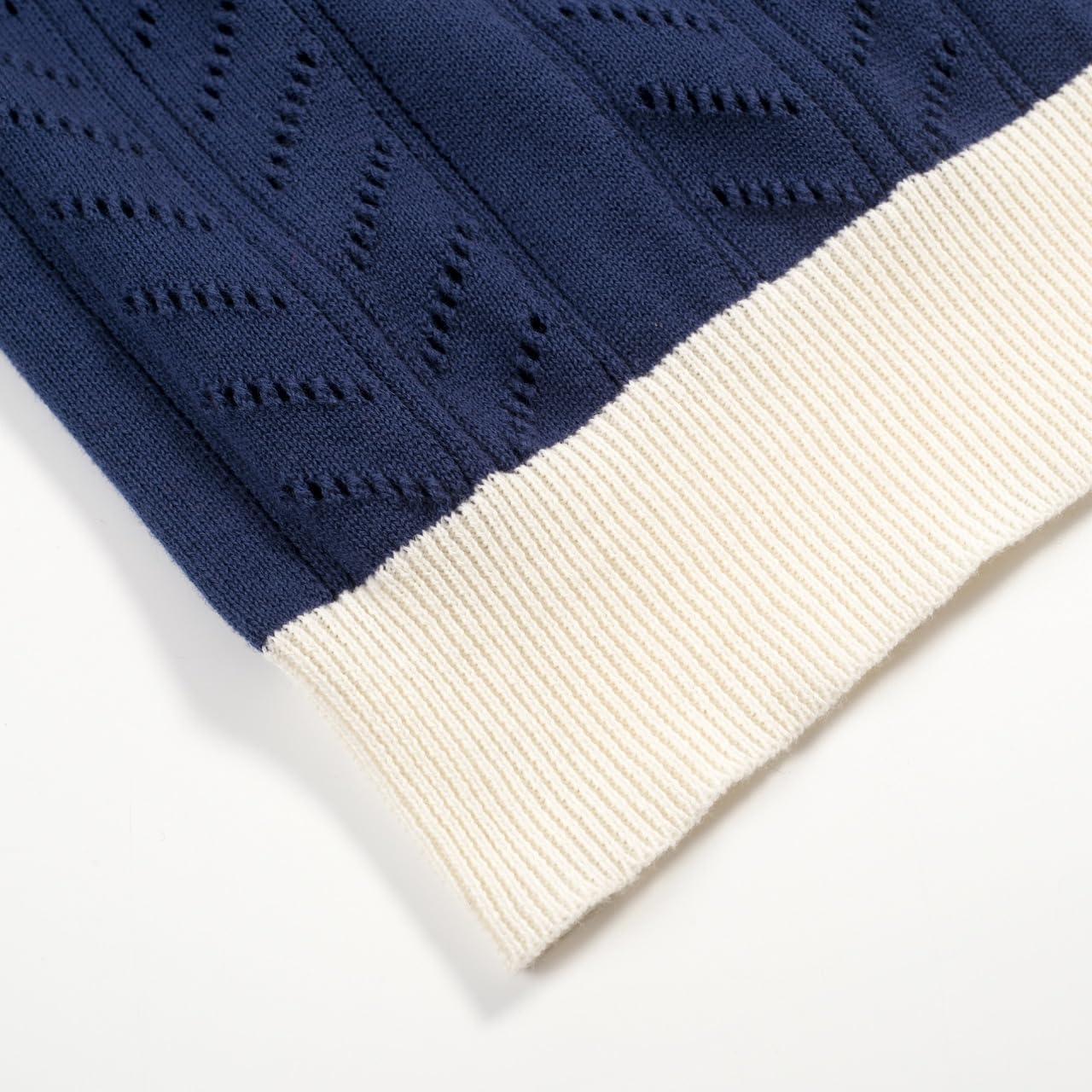 OXKNIT - Camisetas de manga corta para mujer, de algodón, clásicas, retro, jacquard, ajuste flexible, para verano, informal, para uso diario, excursiones por la ciudad