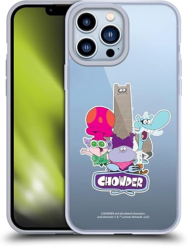 Head Case Designs Funda de gel con licencia oficial de Chowder: serie animada de personajes artísticos [protección de grado militar] compatible con