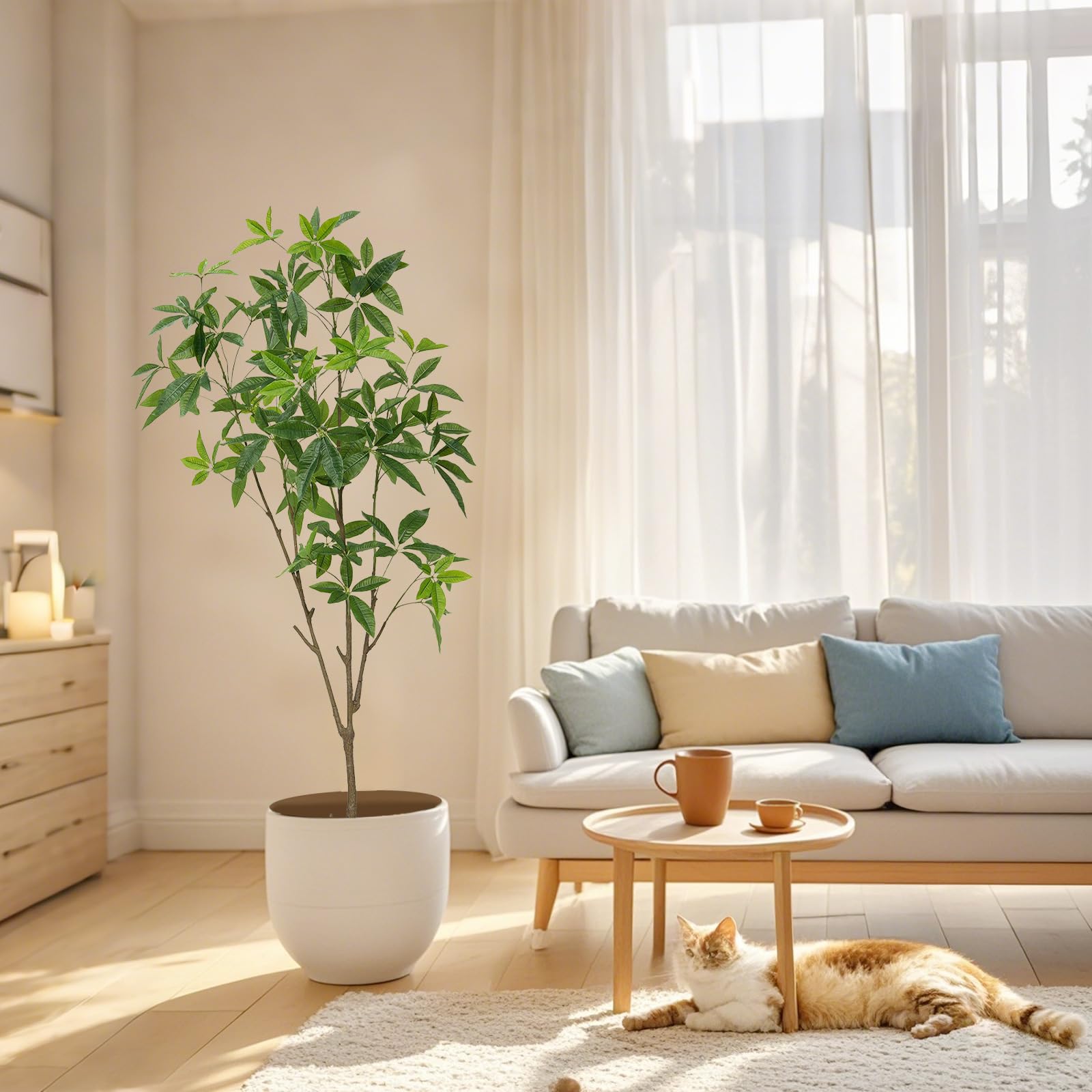 Plantes artificielles de 150 cm interieur et exterieur abrite en plastique