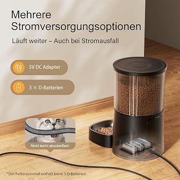 IMIPAW Automatic Cat Feeder 5G 2.4G WiFi Cat Food Automatic