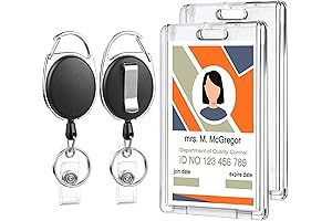 Versatile Badge Holder: Retractable and Durable for Secure ID Display