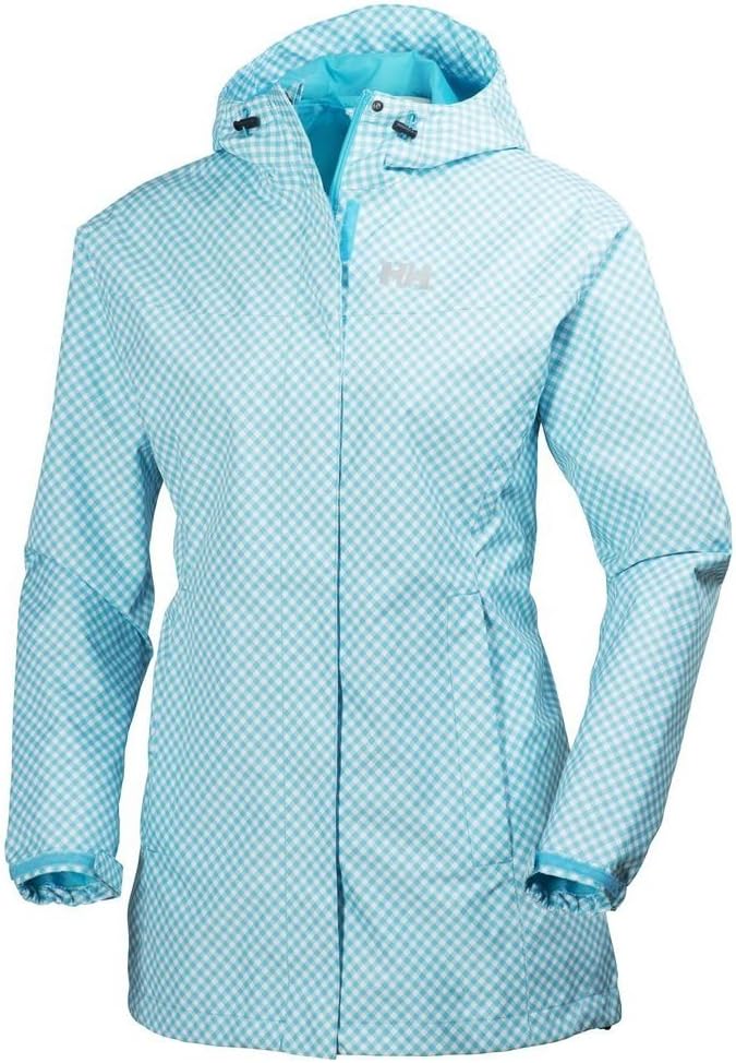 Helly Hansen Women's Bellevue Hooded Lightweight Packable Waterpoof Breathable Raincoat Jacket