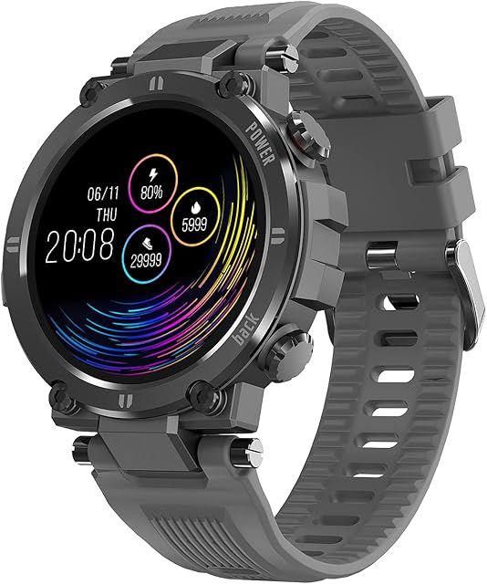 TAOZOOK Smart Watch for Men - Fitness Watch with Heart Rate Sleep Monitor Pedometer IP68 Waterproof Activity Trackers Touch Screen Smartwatch for Android iPhone