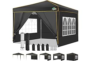 COBIZI Easy Ups 10x10 Canopy for Effortless Outdoor Shelter