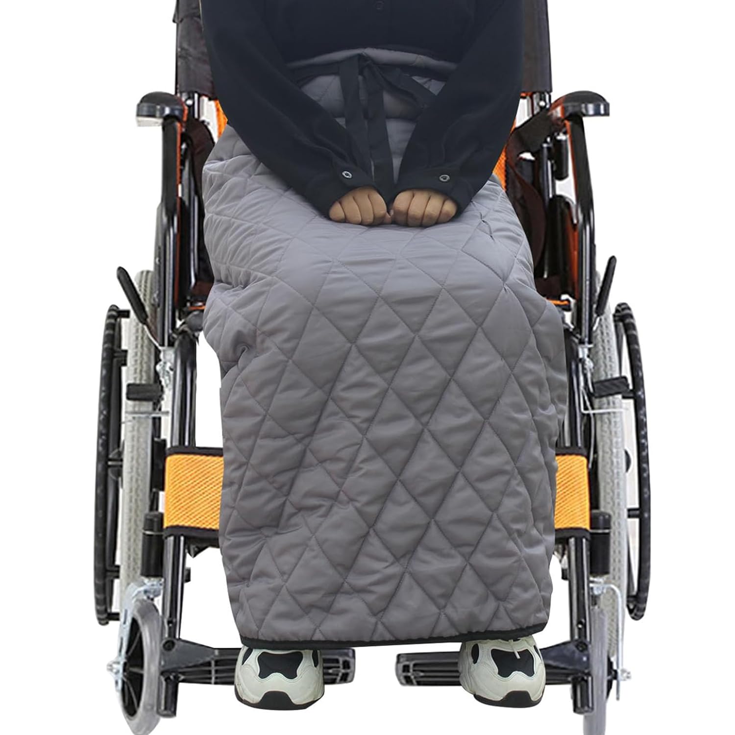 Wheelchair Blankets,Winter Wheelchair Warm Blanket, Waterproof Fleece Lining Comfortable Aldult Keep Warm Windproof Lower Body Leg Cozy Cover for The Elderly Disabl