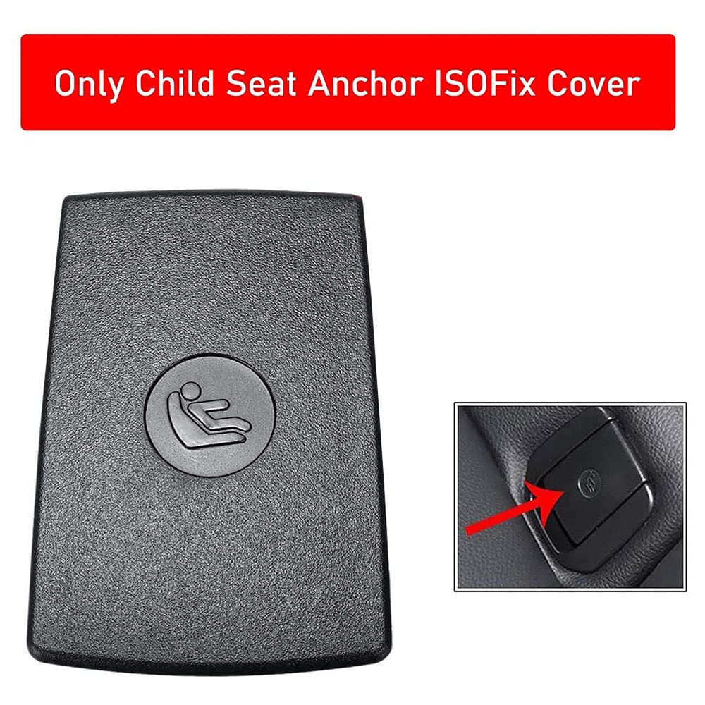 2X para F20 F30 F31 E84 E87 3-Series de anclaje trasero para niño ISOFIX Cover 52207319686