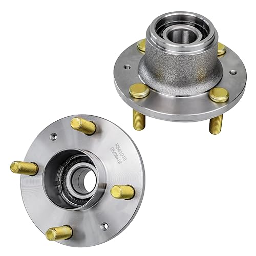 Miniatura 24 de Detroit Axle - Conjunto de 2 bujes de rodamiento de rueda delantera para Infiniti I30 I35 Nissan Altima Maxima X-Trail [5 Tapones]