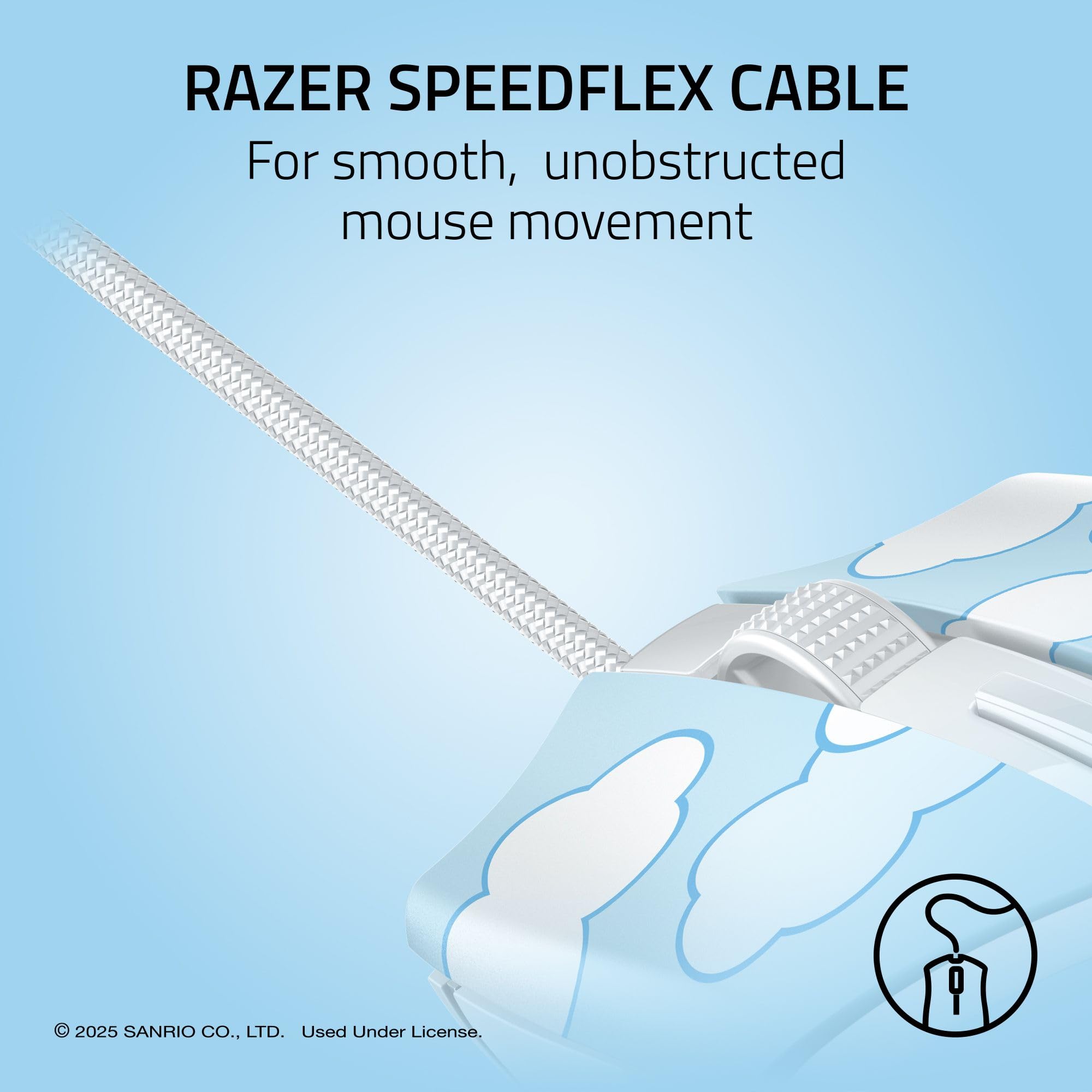 Razer Cobra - Ratón para juegos con cable, 58 g, ligero, interruptores ópticos Gen-3, iluminación RGB croma subterránea, sensor óptico de 8500 DPI, patas de ratón 100% PTFE, cable Speedflex, edición