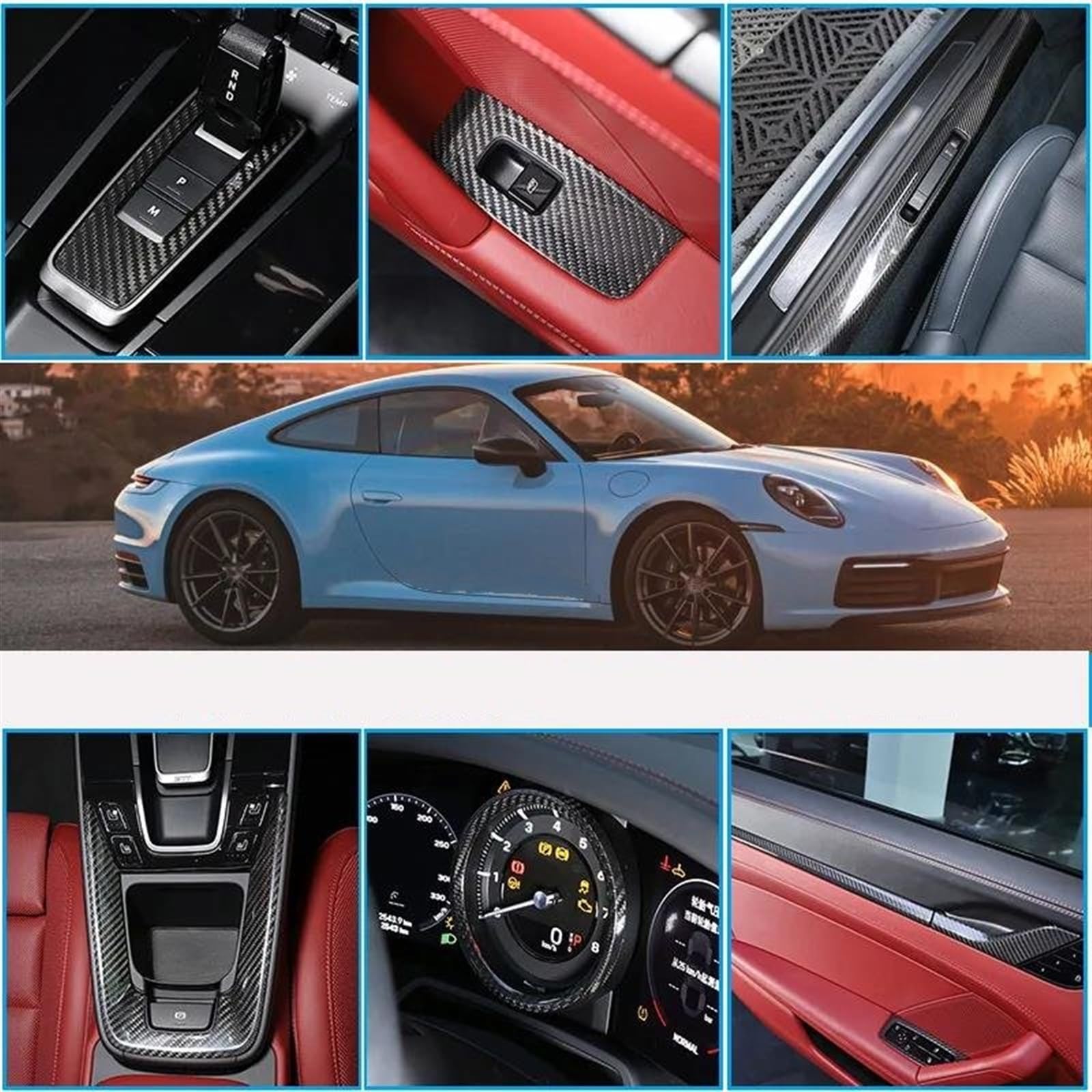 新品　ポルシェ911 992 カーボン　パーツ　インテリア　パネル Amazon | 車用インテリアパネル ポルシェ 911 ため 992 2019-2022