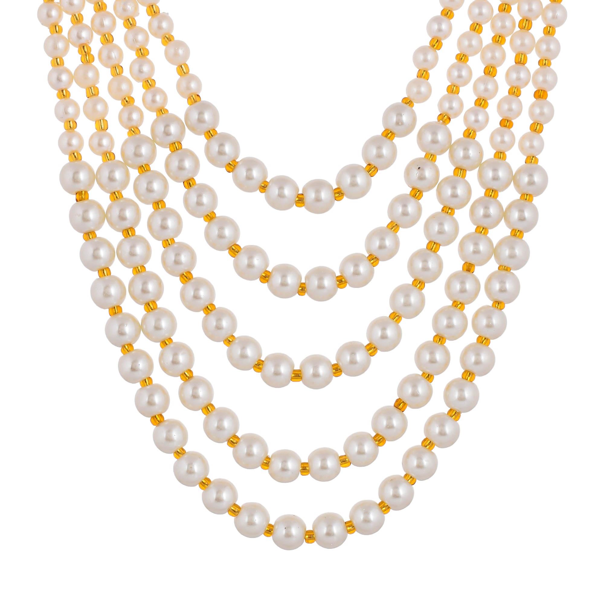 AVISHA Shine Beads Ethnic Necklace Set for Women | Gemstone Jewellery Set for Women and Girls | Birthday Gift for girls and women Anniversary Gift for Wife (Crystal Color) (B0CQPGJVB1) Amazon Price History, Amazon Price Tracker