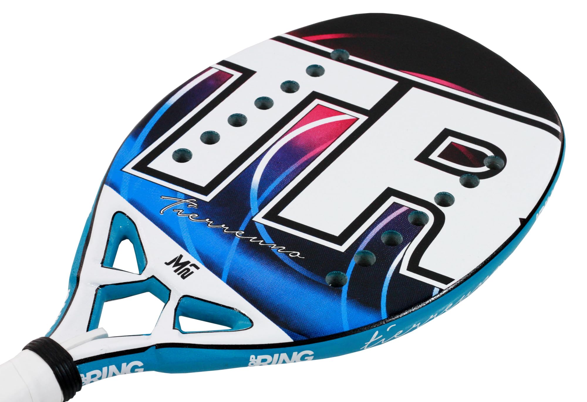 Top Ring Racchetta Beach Tennis Tierreuno - 100% Carbon 3K - Spessore 20 mm.